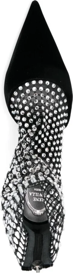 Women's Rene' Caovilla With Heel Black - Image 2