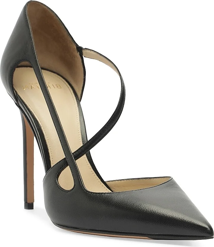 Women's Renee 100MM Leather Pumps - Black - Size 5 - Image 2