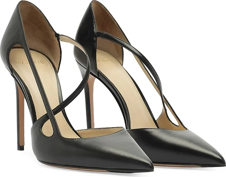 Women's Renee 100MM Leather Pumps - Black - Size 5 - Image 3