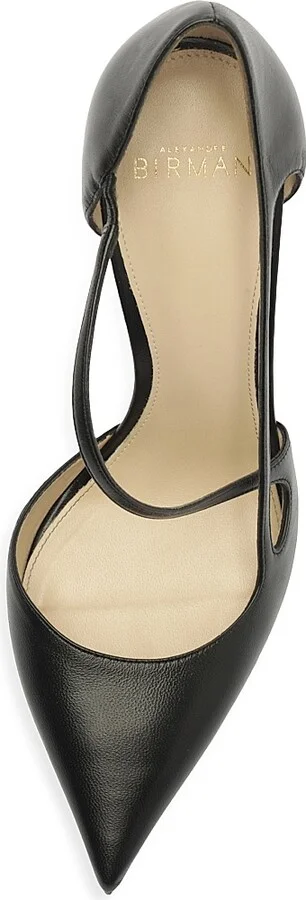 Women's Renee 100MM Leather Pumps - Black - Size 5 - Image 9