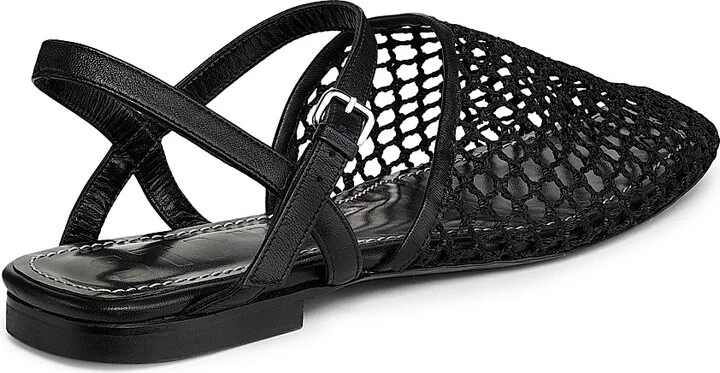 Women's Rete Paper Net Sandals - Black Netting - Size 5 - Image 3