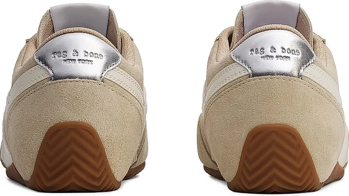 Women's Retro Runner Slim Ultra Suede Sneakers - Macadamia Suede - Size 5 - Image 2