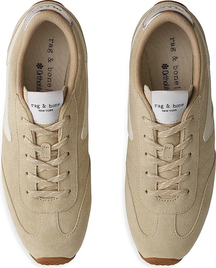 Women's Retro Runner Slim Ultra Suede Sneakers - Macadamia Suede - Size 5 - Image 3