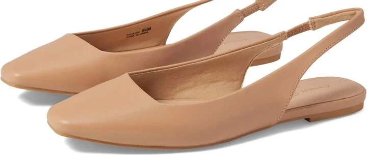 Women's Rhyme Time Flat Shoes - Medium In Tan