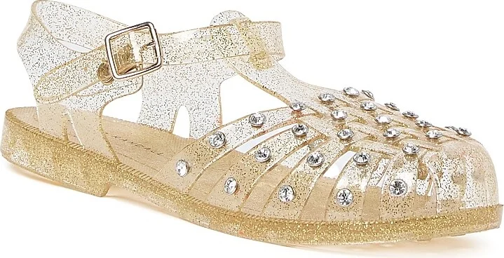 Women's Rhys Stud Jelly Sandals - Champagne - Size 9 - Image 2