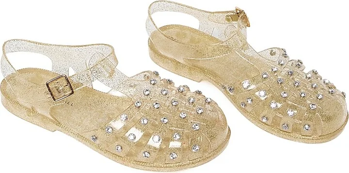 Women's Rhys Stud Jelly Sandals - Champagne - Size 9 - Image 3