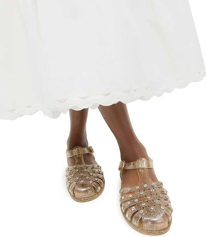 Women's Rhys Stud Jelly Sandals - Champagne - Size 9 - Image 5