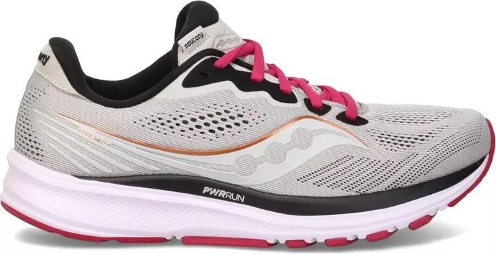 Women's Ride 14 Running Shoes In Fog/cherry
