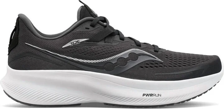 Women's Ride 15 Running Shoes In Black/white