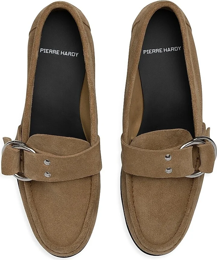 Women's Rider Suede Loafers - Sand - Size 7.5 - Image 4