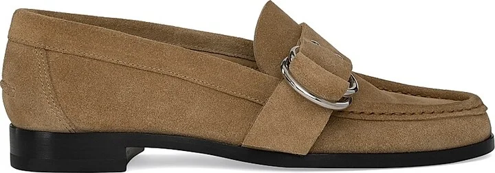 Women's Rider Suede Loafers - Sand - Size 7.5