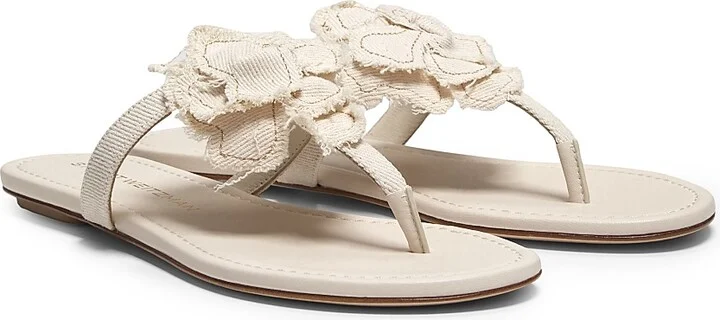 Women's Rio Denim T-Strap Sandals - Linen - Size 10 - Image 2