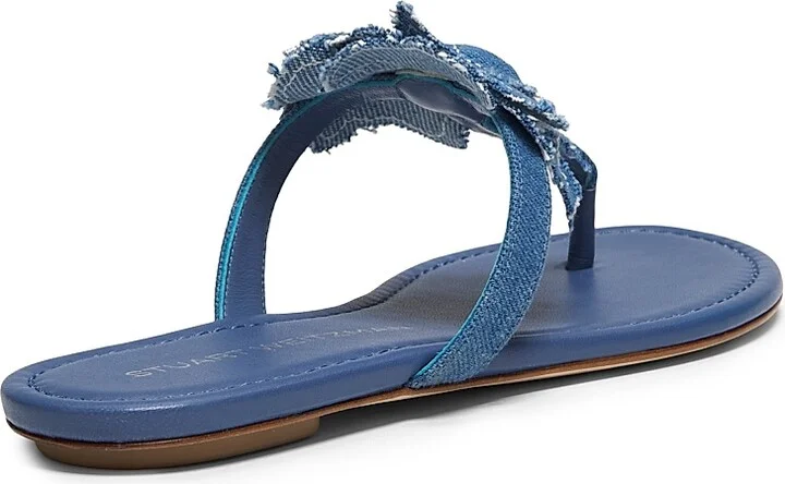 Women's Rio Denim T-Strap Sandals - Linen - Size 10 - Image 8