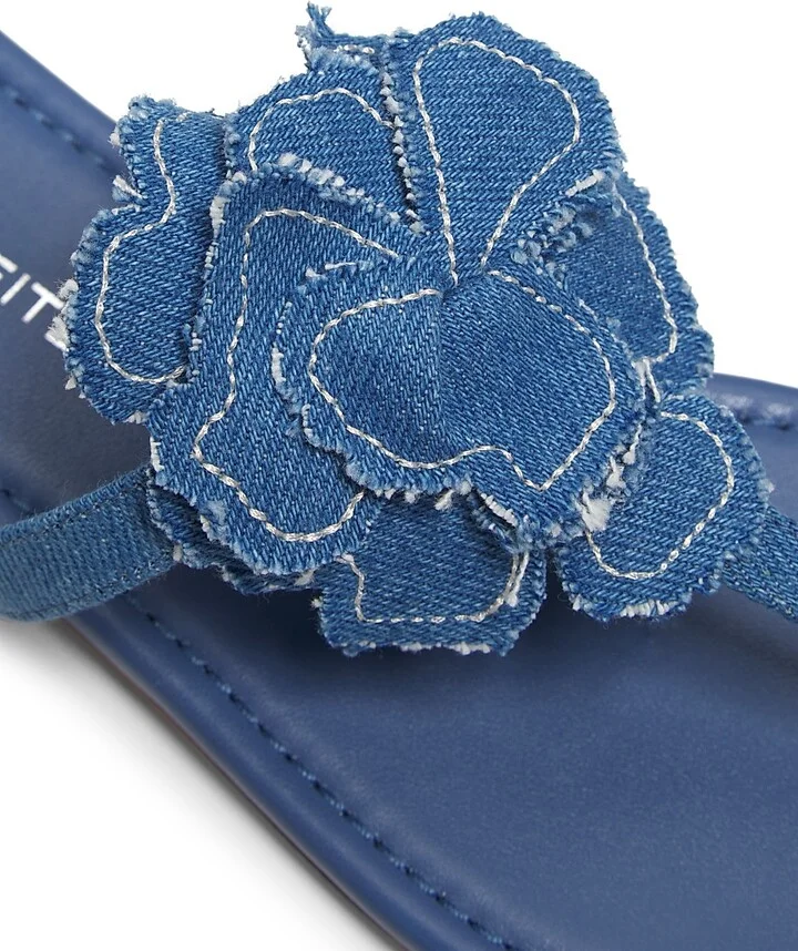 Women's Rio Denim T-Strap Sandals - Linen - Size 10 - Image 10