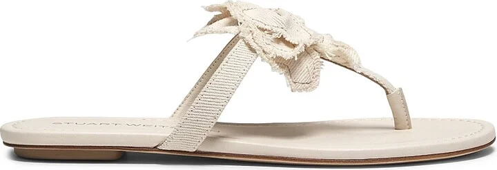 Women's Rio Denim T-Strap Sandals - Linen - Size 10