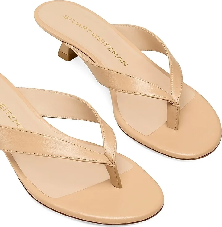 Women's Rio Sleek 35MM Leather Sandals - Adobe - Size 11 - Image 4