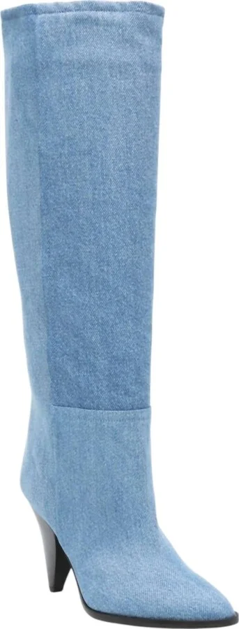 Women's Ririo 80Mm Boots In Blue Denim