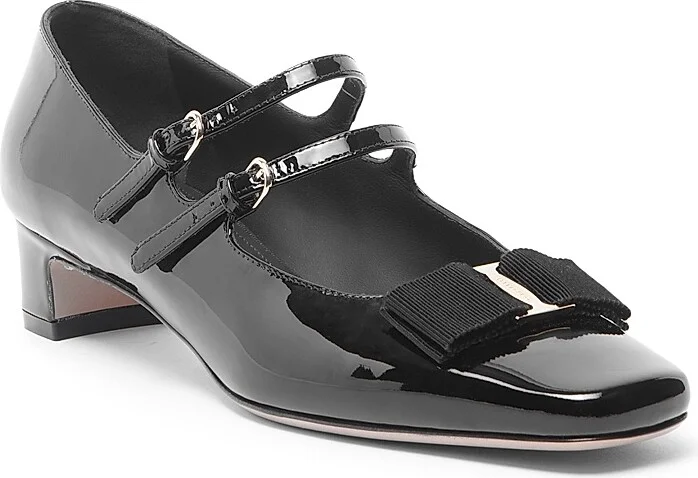 Women's Rivella 30MM Patent Leather Mary Jane Shoes - Nero - Size 6 - Image 2