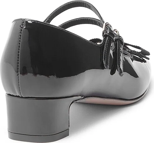 Women's Rivella 30MM Patent Leather Mary Jane Shoes - Nero - Size 6 - Image 3