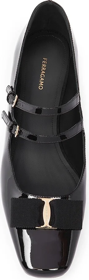 Women's Rivella 30MM Patent Leather Mary Jane Shoes - Nero - Size 6 - Image 4