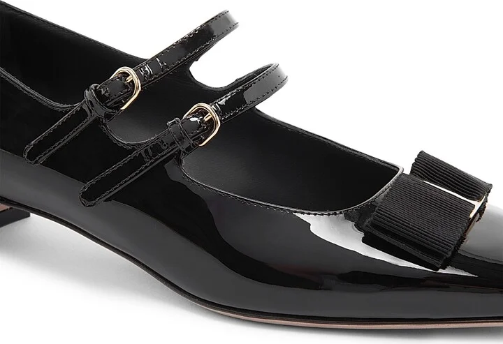 Women's Rivella 30MM Patent Leather Mary Jane Shoes - Nero - Size 6 - Image 5