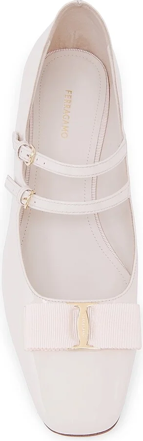 Women's Rivella 30MM Patent Leather Mary Janes - Mascarpone - Size 5 - Image 4