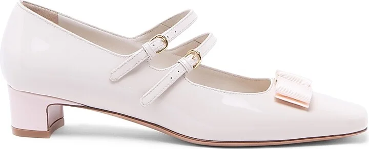 Women's Rivella 30MM Patent Leather Mary Janes - Mascarpone - Size 5