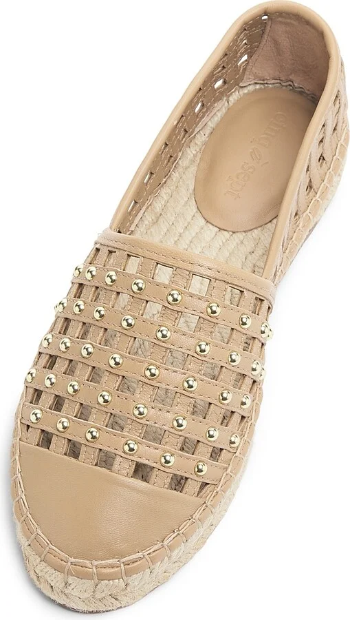 Women's Rochel Cage Studded Espadrilles - Black - Size 6 - Image 9