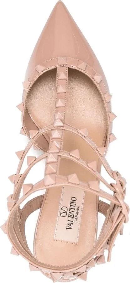 Women's Rockstud 70Mm Patent Pumps - Image 2