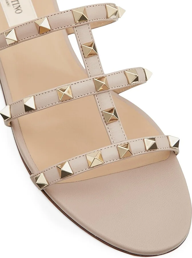 Women's Rockstud Flat Slide Sandals - Poudre - Size 6 - Image 5