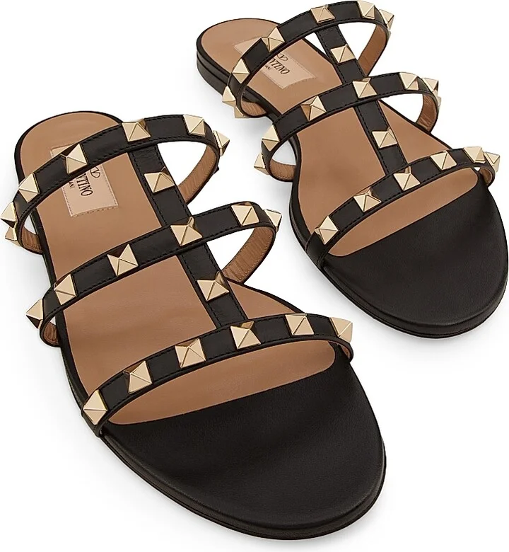 Women's Rockstud Flat Slide Sandals - Poudre - Size 6 - Image 10