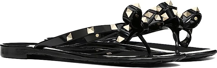 Women's Rockstud Rubber Slippers - Aquamarine - Size 7 - Image 9