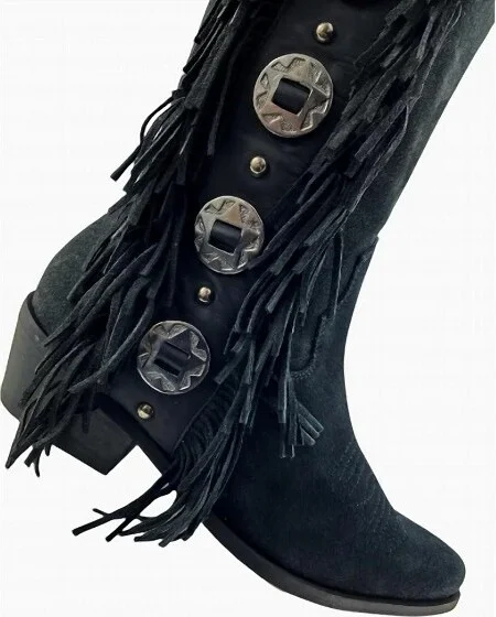 Women's Rodeo Doll Fringe Boots - Naughty Monkey US6.5 - Image 2