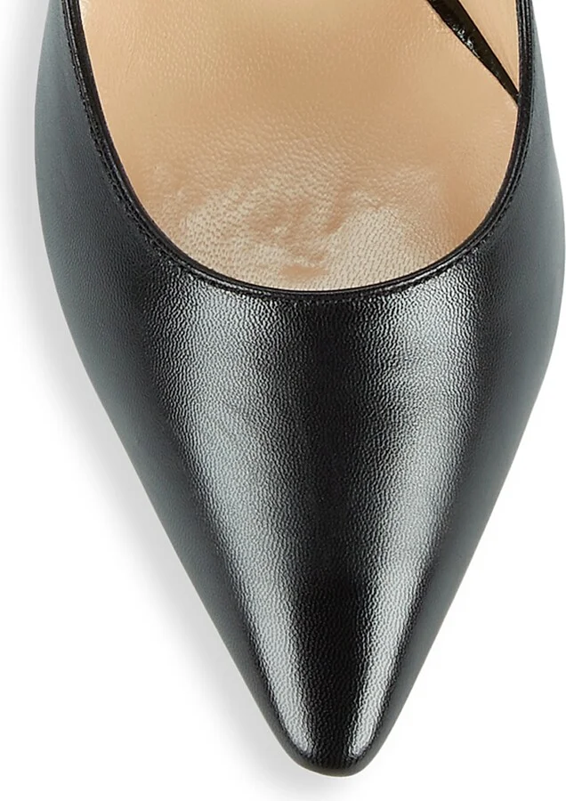 Women's Romy 85MM Leather Pumps - Black - Size 5.5 - Image 4