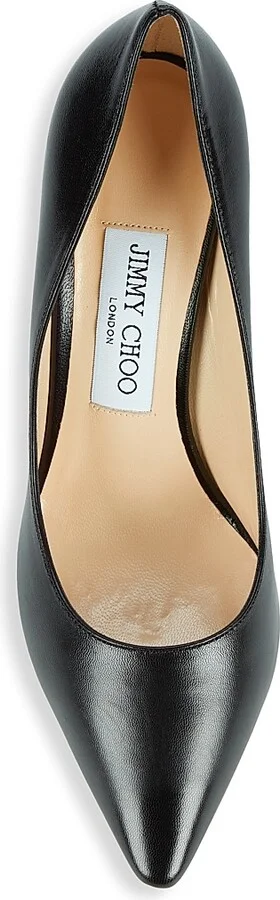 Women's Romy 85MM Leather Pumps - Black - Size 5.5 - Image 5