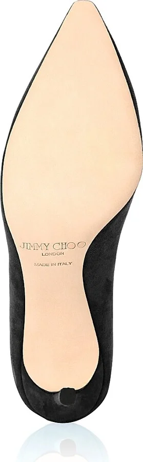 Women's Romy 85MM Suede Pumps - Black - Size 5 - Image 5