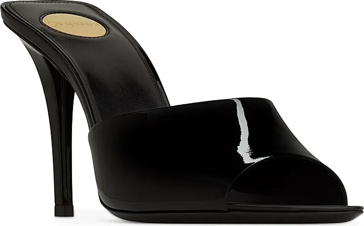 Women's Romy Mules in Patent Leather - Black - Size 5 - Image 2