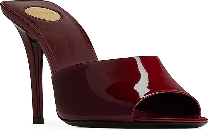 Women's Romy Mules in Patent Leather - Black - Size 5 - Image 4