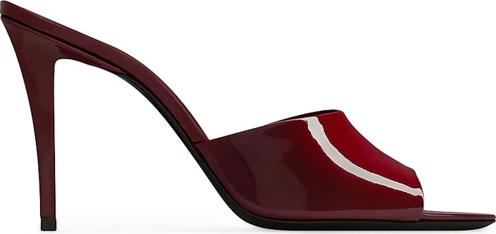 Women's Romy Mules in Patent Leather - Black - Size 5 - Image 6