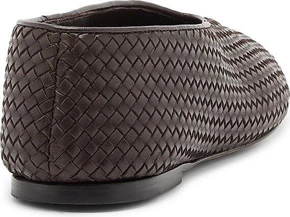 Women's Rosa Intrecciato Leather Flats - New Ice - Size 6 - Image 7