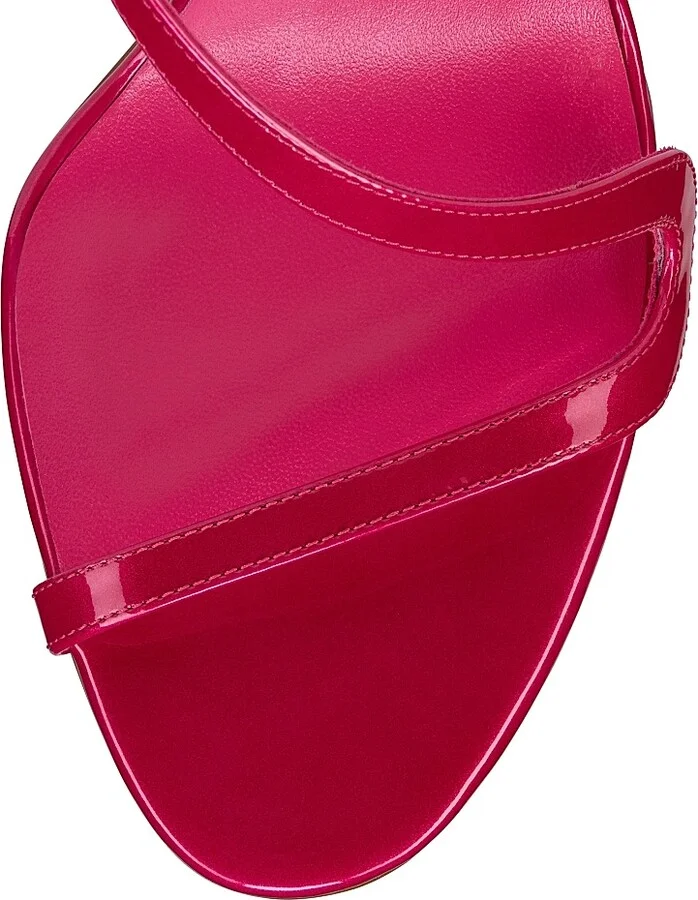Women's Rosa Z Patent Leather 100MM Sandals - Pinup - Size 4 - Image 4