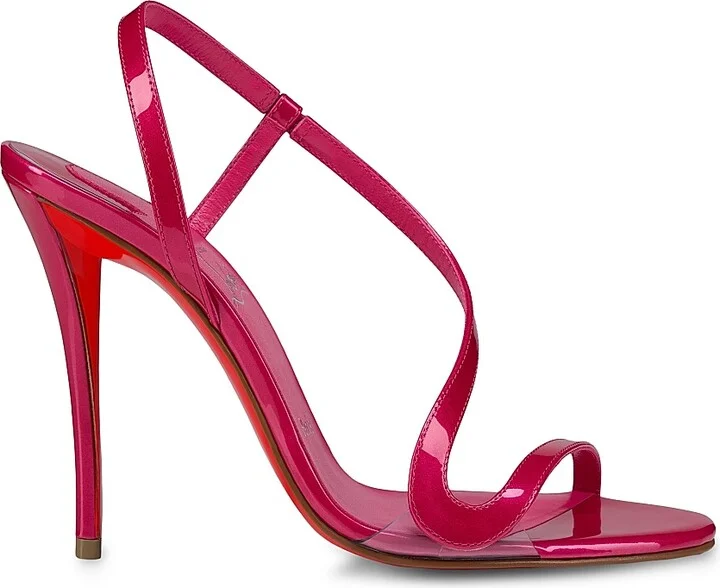Women's Rosa Z Patent Leather 100MM Sandals - Pinup - Size 4