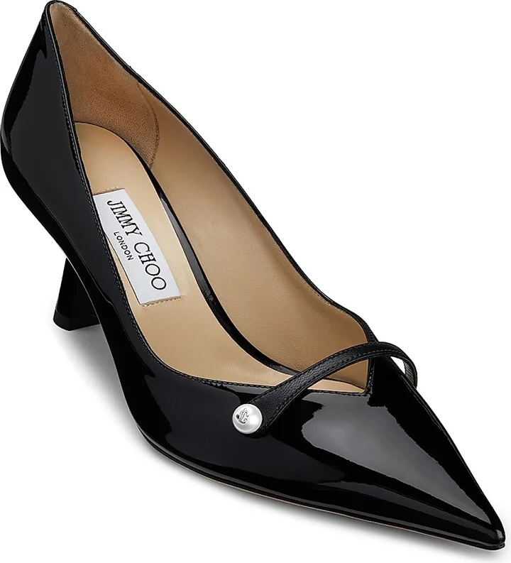 Women's Rosalia 65MM Patent Leather Pumps - Black - Size 6.5 - Image 2
