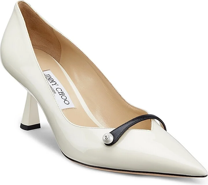 Women's Rosalia 65MM Patent Leather Pumps - Black - Size 6.5 - Image 7