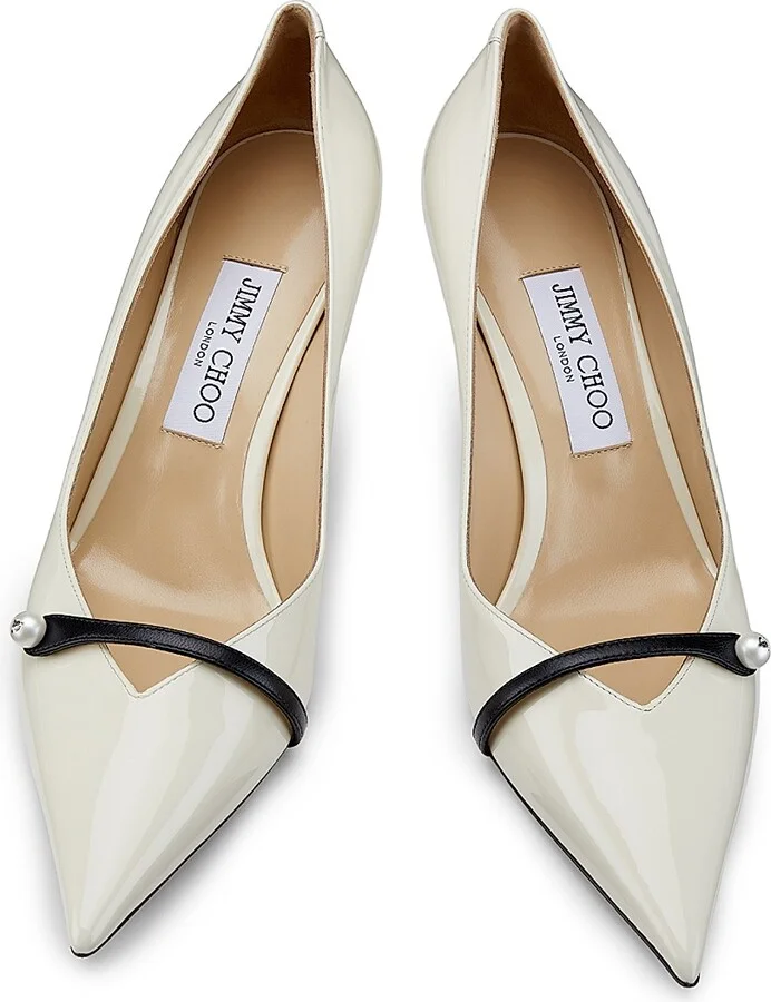 Women's Rosalia 65MM Patent Leather Pumps - Black - Size 6.5 - Image 9