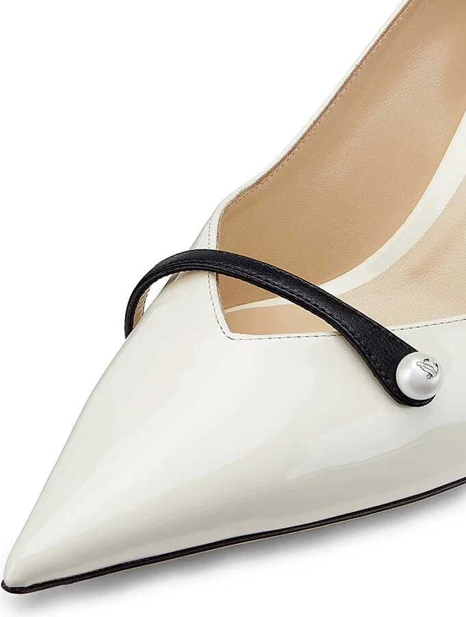 Women's Rosalia 65MM Patent Leather Pumps - Black - Size 6.5 - Image 10