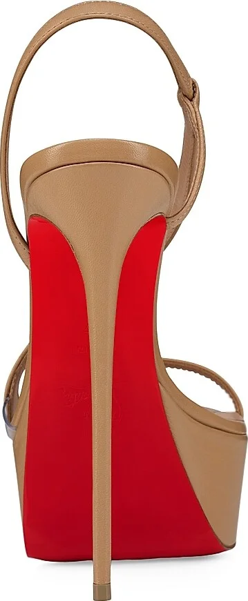 Women's Rosalie Alta 150MM Leather Sandals - Blush - Size 8 - Image 3