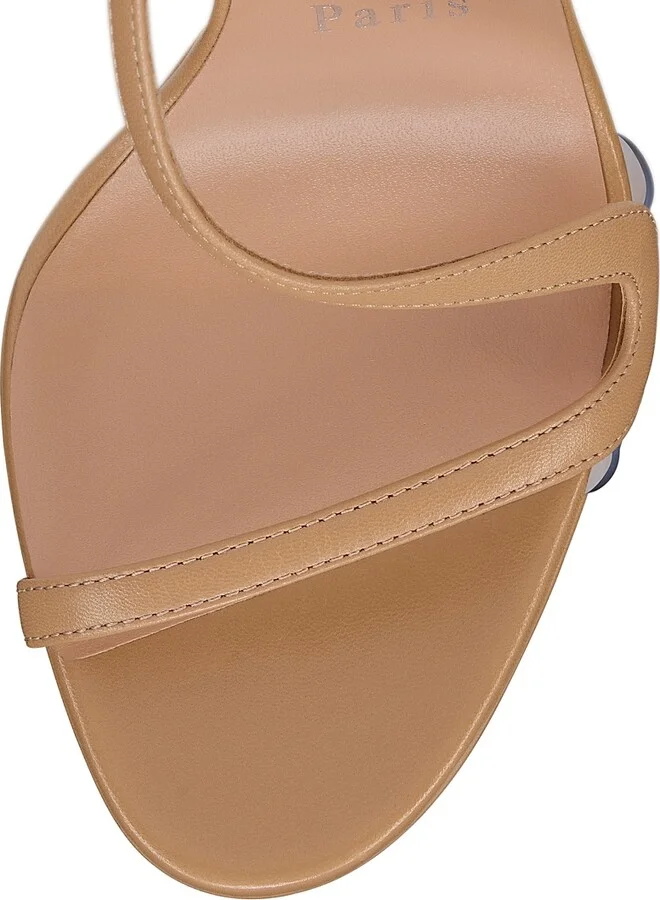 Women's Rosalie Alta 150MM Leather Sandals - Blush - Size 8 - Image 4