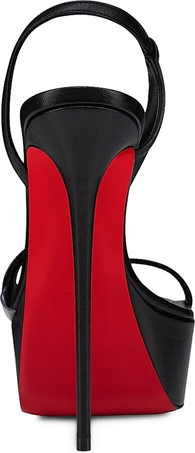 Women's Rosalie Alta 150MM Leather Sandals - Blush - Size 8 - Image 6