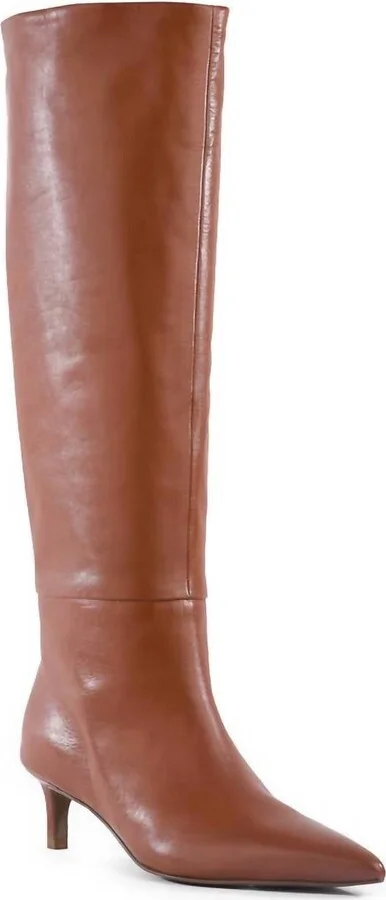 Women's Rose Tall Boot In Tan Leather
